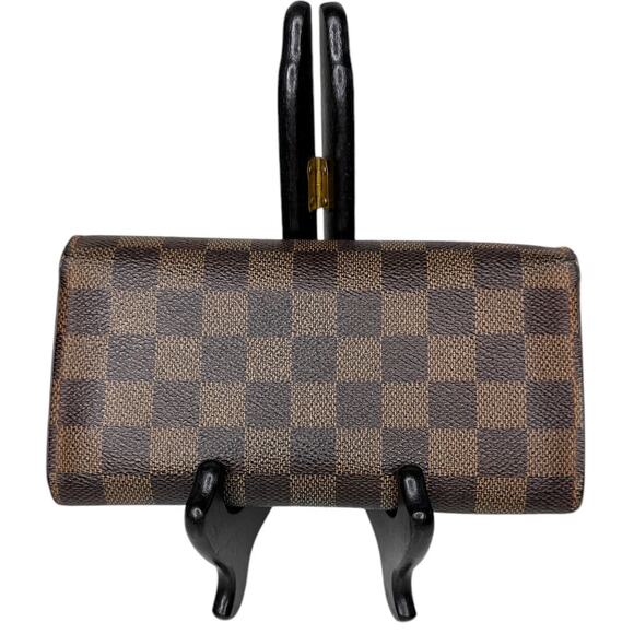 Louis Vuitton Damier Ebene Portefeuille Sarah Wallet Authentic Made In Spain - Picture 2 of 16